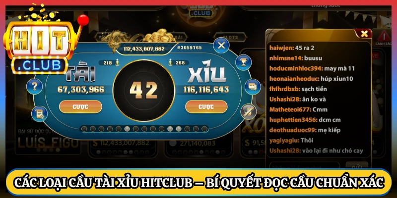 Các Loại Cầu Tài Xỉu Hitclub – Bí Quyết Đọc Cầu Chuẩn Xác