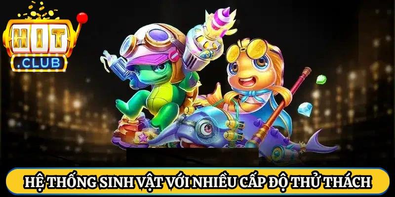 Hệ thống sinh vật với nhiều cấp độ thử thách
