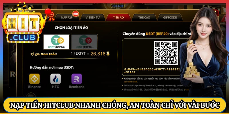 Nạp Tiền HitClub Nhanh Chóng, An Toàn Chỉ Với Vài Bước