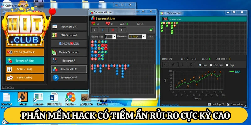 Phần mềm hack có tiềm ẩn rủi ro cực kỳ cao